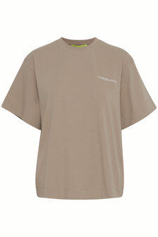 TheJoggConcept SABINA LOGO Shirt - Silver Mink