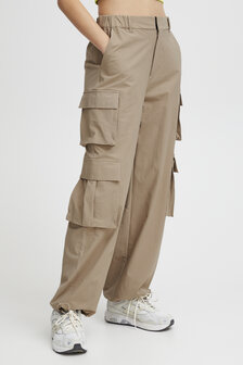 TheJoggConcept JADE CARGO PANT - Silver Mink