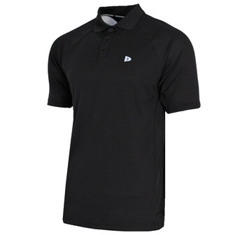Donnay Functional Polo Shirt Bj&ouml;rn - Zwart