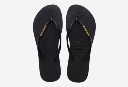 Havaianas Slim Logo Metallic - 4119875.1924 - Black/Gold