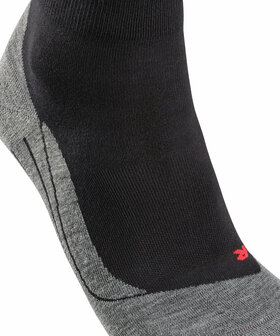 Falke RU4 Short Dames Sokken ZWART