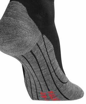Falke RU4 Short Heren Sokken ZWART