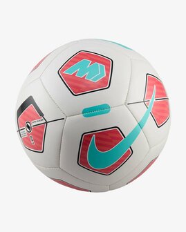 Nike Mercurial Fade Voetbal - FZ3036-101 - White/Ember Glow/Eurora Green