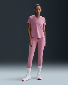 NIKE One Classic Women&#039;s Dri-Fit T-SHIRT - FN2798-699 -Pink/Black