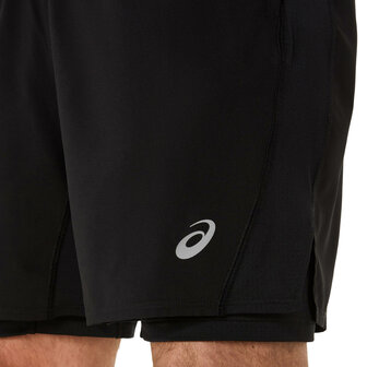 Asics Court Men 2N1 7IN Short - 2011D215-001 - Black