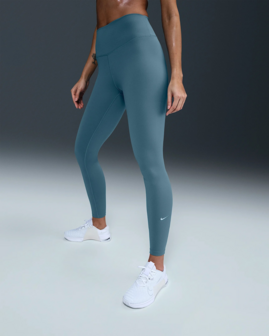NIKE Dri-Fit One HR Women&#039;s High-Waisted Tight - IB9382-006 - SMOKEY BLUE