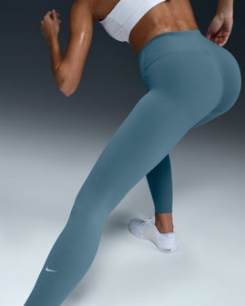 NIKE Dri-Fit One HR Women&#039;s High-Waisted Tight - IB9382-006 - SMOKEY BLUE