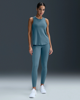 NIKE Dri-Fit One HR Women&#039;s High-Waisted Tight - IB9382-006 - SMOKEY BLUE
