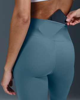 NIKE Dri-Fit One HR Women&#039;s High-Waisted Tight - IB9382-006 - SMOKEY BLUE