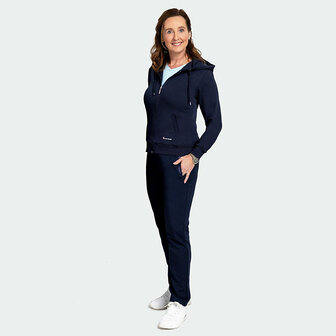 Silvermedal (101114-Navy) Hoodie vest dames Premium 