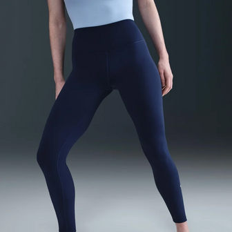 NIKE Dri-Fit One HR Women&#039;s High-Waisted Tight - IB9382-410 - NAVY