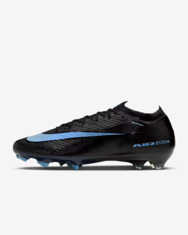 NIKE ZOOM VAPOR 16 ACADEMY FG/MG - FQ1458-001 - Black/Ice Blue