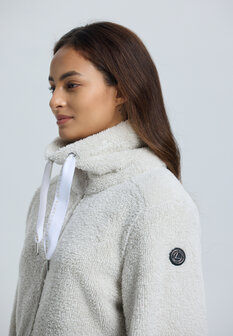 LUHTA IISSALO DAMES TEDDY VEST ECRU