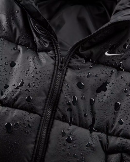 Nike Puffer Winterjas Dames Zwart - FZ5899-010