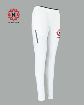 TV Naarden Dames Trainingsbroek Wit met clublogo