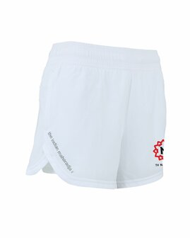 TV Naarden Meisjes Short 2in1 Wit met logo
