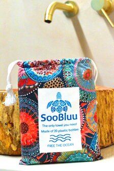 SooBluu Reishanddoek en Strandlaken L ANEMON 100 x 160 cm