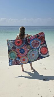 SooBluu Reishanddoek en Strandlaken L ANEMON 100 x 160 cm