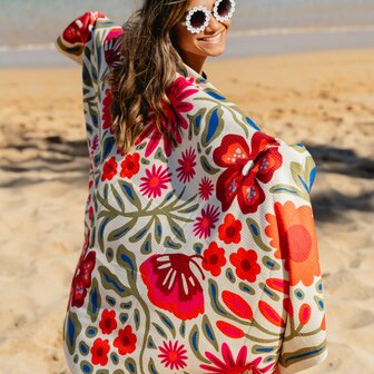 Buvanha Texel Strandlaken &ndash; 160 x 80 cm