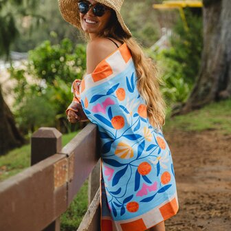 Buvanha Valencia Strandlaken &ndash; 160 x 80 cm