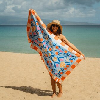 Buvanha Valencia Strandlaken &ndash; 160 x 80 cm