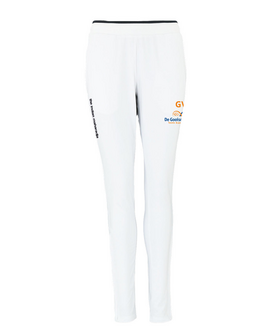De Gooische Vallei Dames Trainingsbroek Wit met clublogo