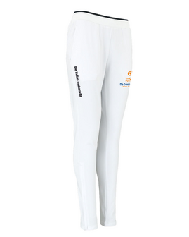 De Gooische Vallei Dames Trainingsbroek Wit met clublogo