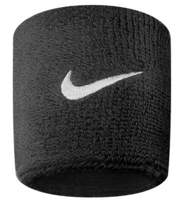 Pols zweetband Nike Zwart