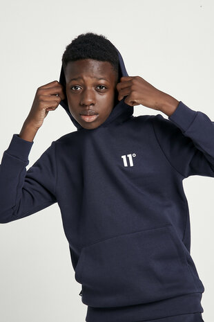 11 Degrees Core Pullover Hoodie Navy