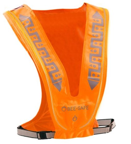 Bee Safe Led Vest USB Oranje