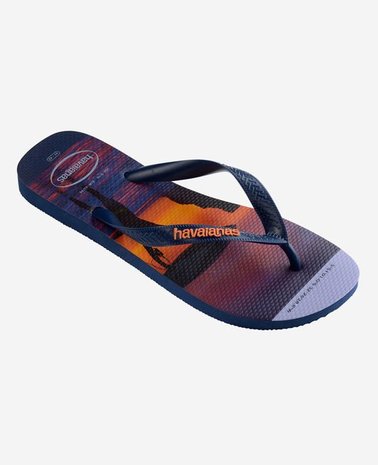 Havaianas Hype Navy Blue / Navy Blue / Begonia Orange