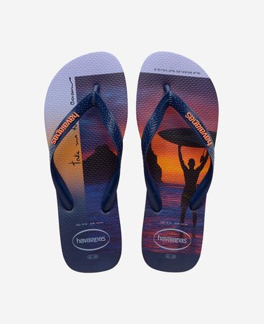 Havaianas Hype Navy Blue / Navy Blue / Begonia Orange