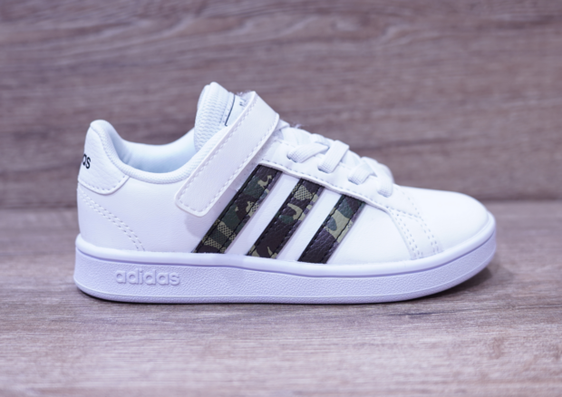 Kast Cursus Assortiment Adidas Grand Court EL C, FTW (maat 28-35) - Sport en Bestel Online