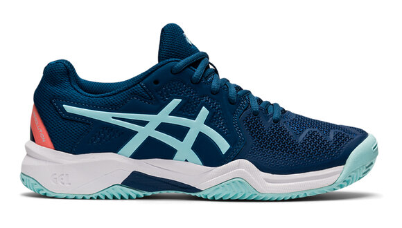 Asics Gel Resolution 8 Clay GS Light Blue/Clear Blue