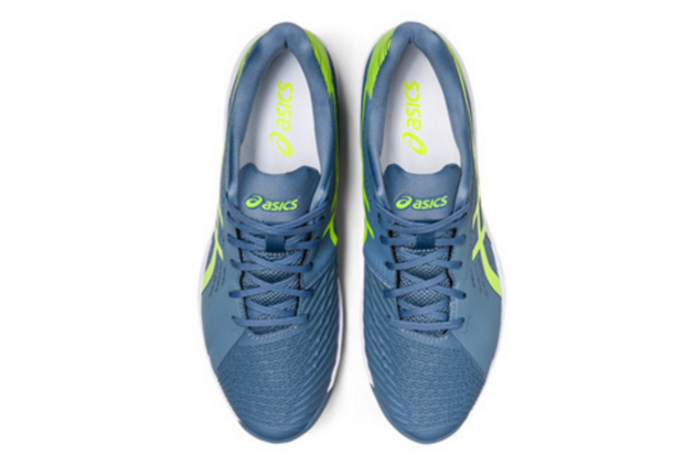 Asics Solution Swift FF Clay Steel Blue/Hazard Green