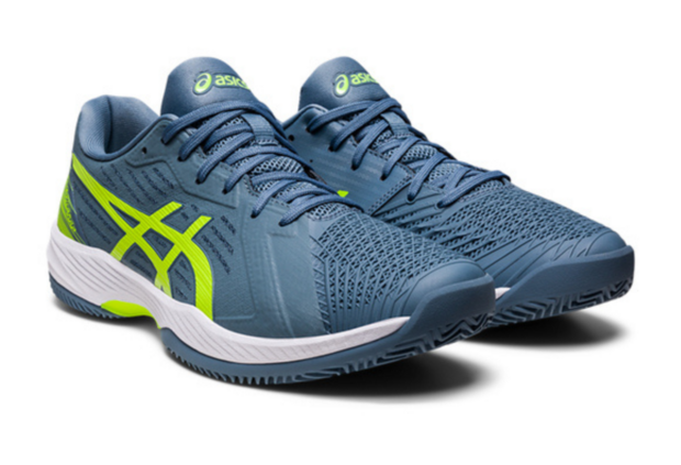 Asics Solution Swift FF Clay Steel Blue/Hazard Green