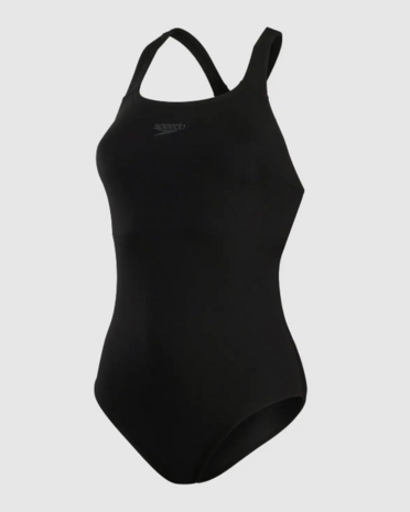 Speedo Women's Eco Endurance+ Essential Kickback Swimsuit Black