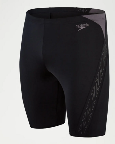 Speedo Men's Hyper Boom Splice Jammer Black/Grey