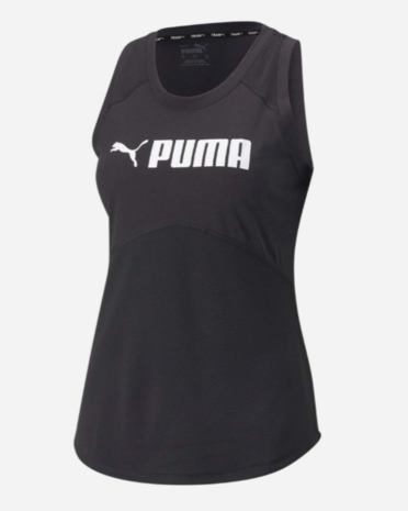 Puma Fit Logo Tank Zwart