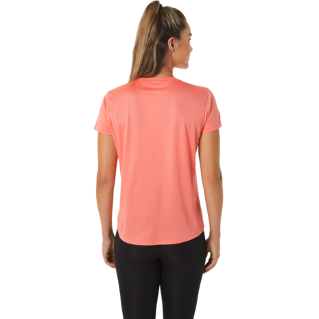 Asics Women Core SS Top Papaya