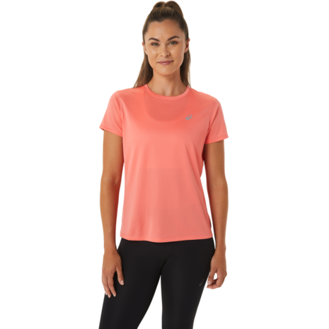 Asics Women Core SS Top Papaya