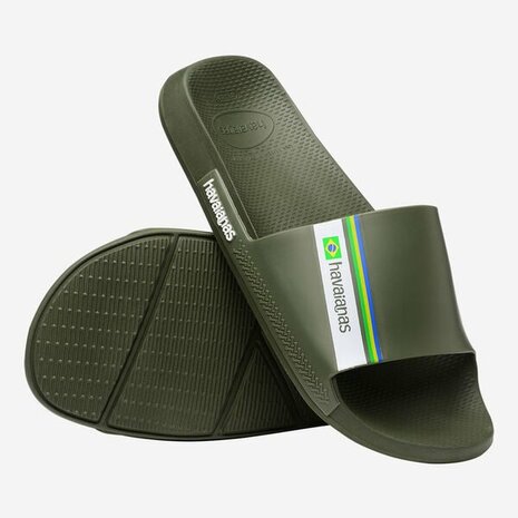 Havaianas Slides Brasil Groen