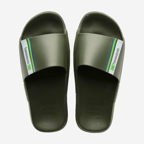 Havaianas Slides Brasil Groen
