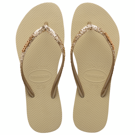 Havaianas Slim Glitter II Sand Grey Ladies 