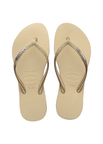 Havaianas Ladies Slim Sparkle II Sand Grey