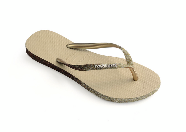 Havaianas Ladies Slim Sparkle II Sand Grey