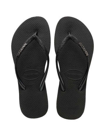 Havaianas Ladies Slim Sparkle II Black
