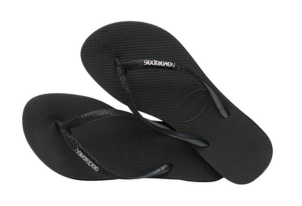 Havaianas Ladies Slim Sparkle II Black