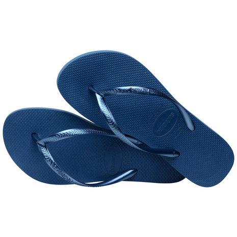 Havaianas Slim Flatform Azul Comfy