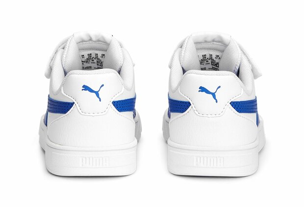 Puma Caven Junior Wit Royalblue